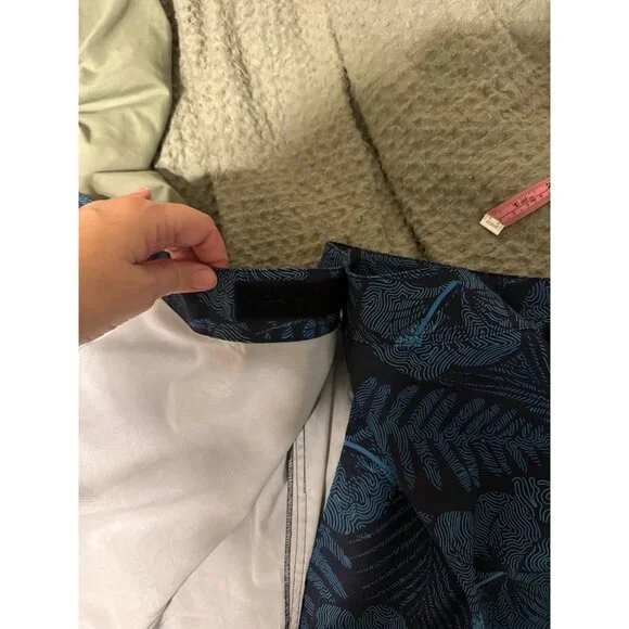 Y Ripskirt Blue Hawaiian Maui Moonlight Wrap Beach Tropical Mini Skirt - Picture 7 of 10